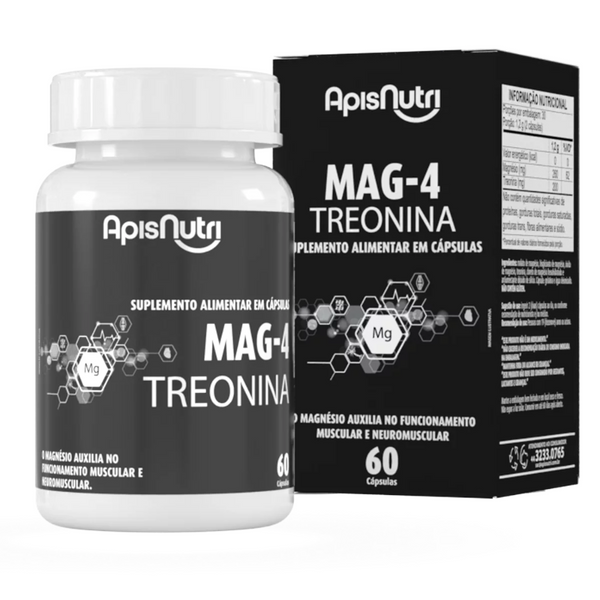 MAG-4 com Treonina 610mg 60 Cáps
