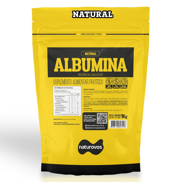 Albumina Naturovos Natural 1Kg
