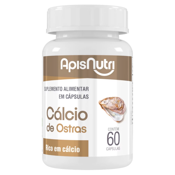 Cálcio De Ostras 400mg 60 Cáps