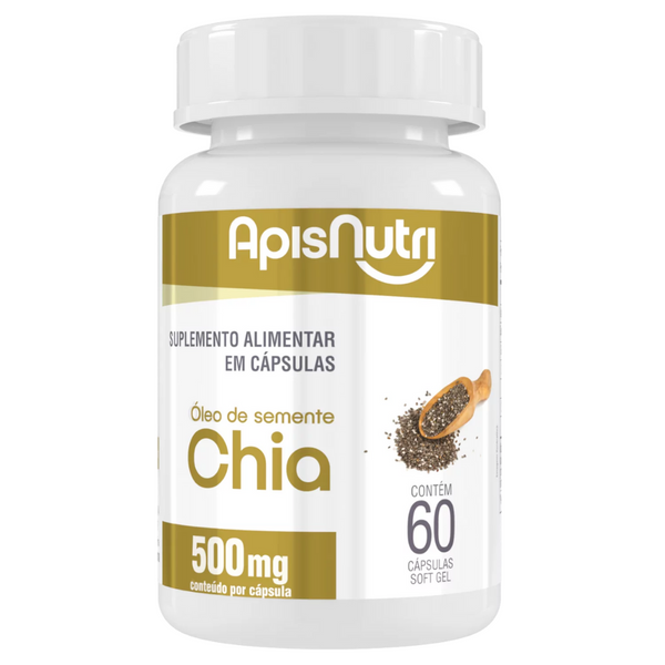 Óleo de Chia 500mg 60 Cáps