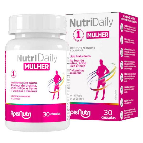 NutriDaily MULHER Polivitamínico 500mg 30 Cáps