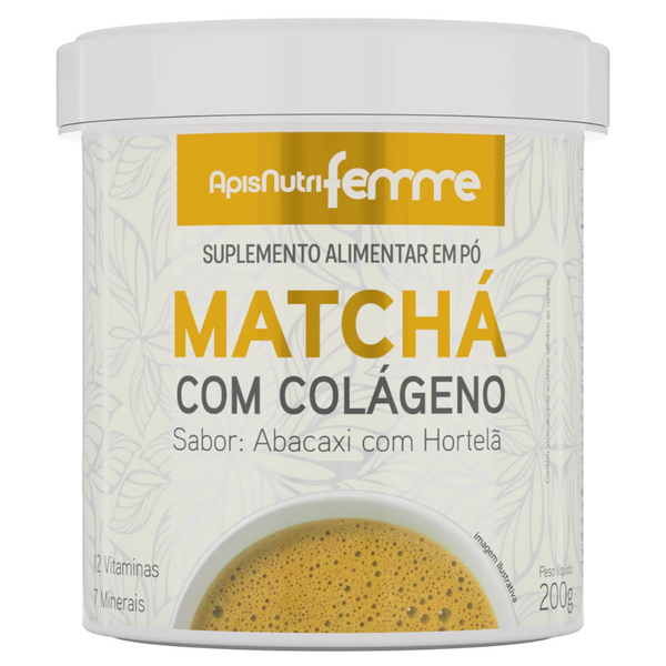 Matchá Solúvel Sab. Abacaxi com Hortelã 200g Femme
