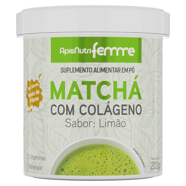 Matchá Solúvel Sabor Limão 200g Femme