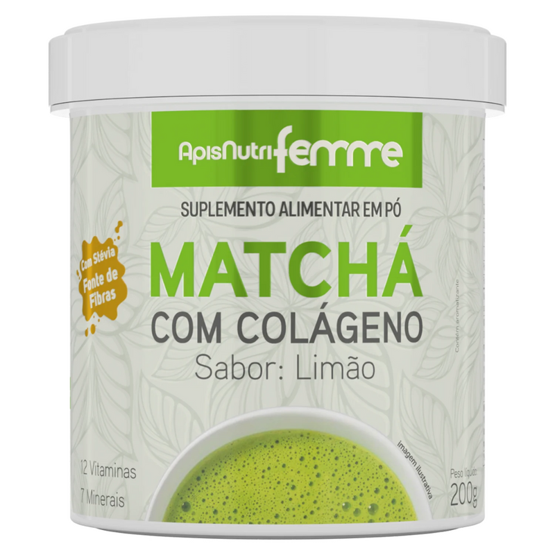 Matchá Solúvel Sabor Limão 200g Femme