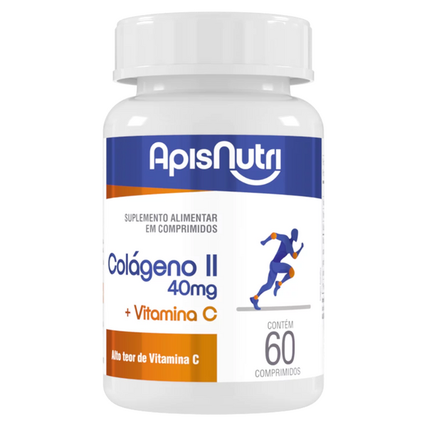 Colágeno Tipo II + Vitamina C 500mg 60 Comprimidos