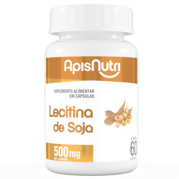 Lecitina De Soja 500mg 60 Cáps