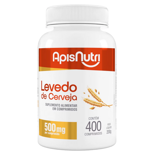 Levedo De Cerveja 500mg 400 Comprimidos