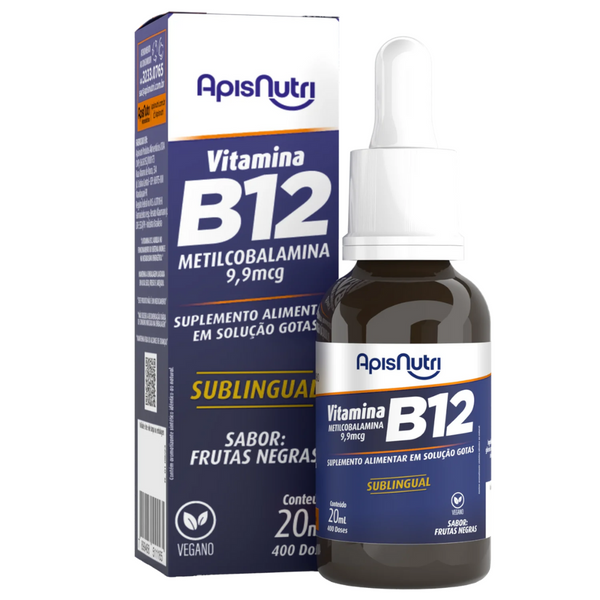 Suplemento de Vitamina B12 Gotas 20ml