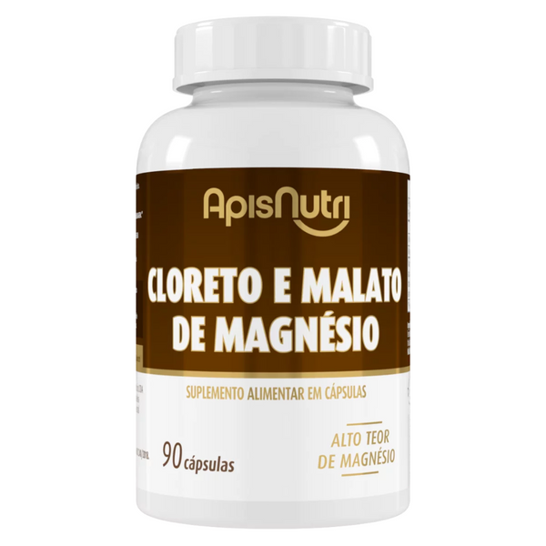 Cloreto e Malato de Magnésio 600mg 90 Cáps
