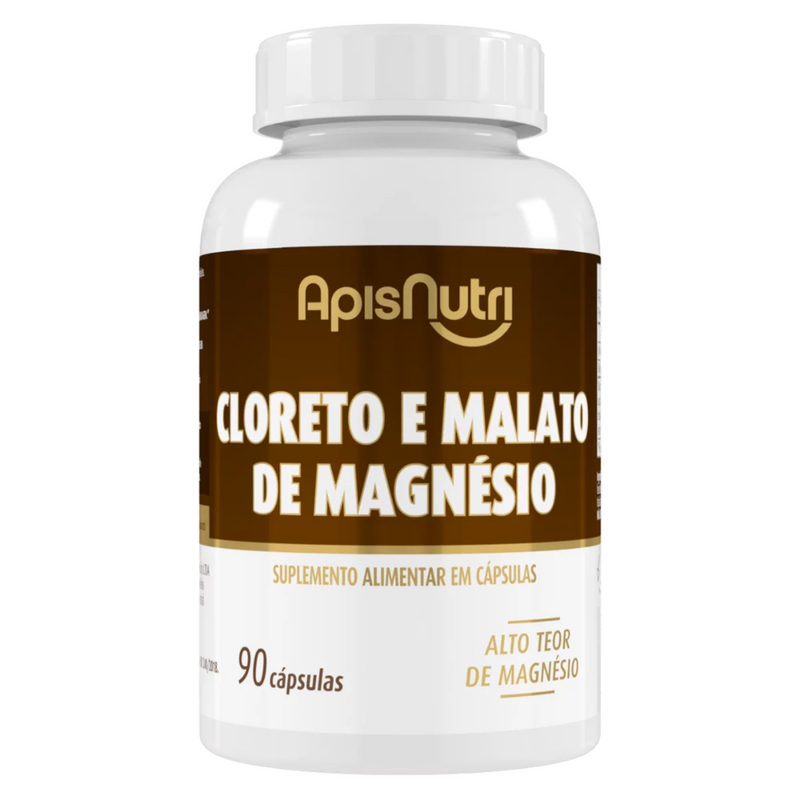 Cloreto e Malato de Magnésio 600mg 90 Cáps
