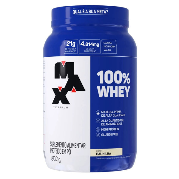 100% WHEY POTE 900G – PROTEÍNA CONCENTRADA DO SORO DO LEITE