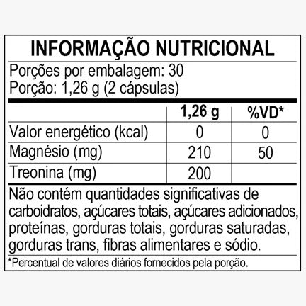 MAG-4 com Treonina 610mg 60 Cáps