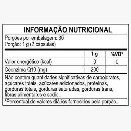 CoEnzima Q10 200MG 60 Cáps