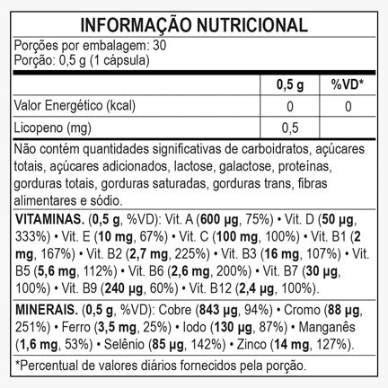 NutriDaily HOMEM Polivitamínico 500mg 30 Cáps