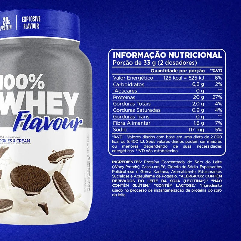 100% Whey Flavour -  Pote 900g