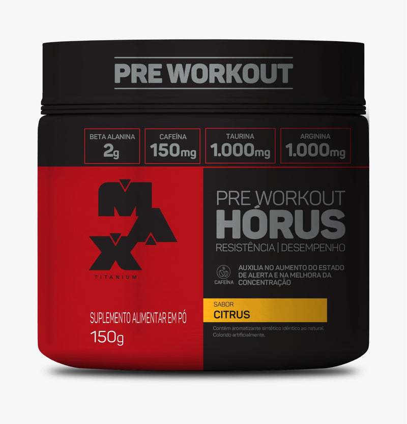 Pré-Treino HÓRUS MAX TITANIUM 150g