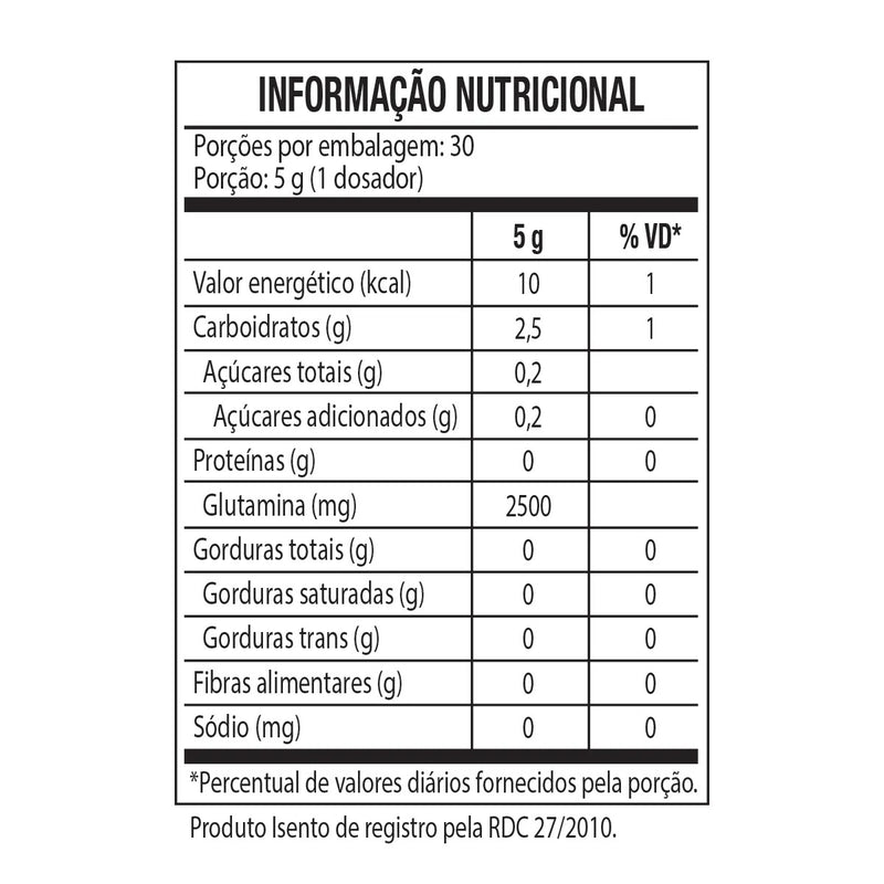 GLUTAMINE TURBO CAVEIRA PRETA - GLUTAMINA - 150G
