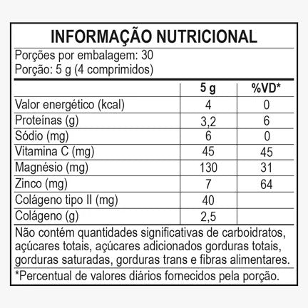 Colágeno ZMC Trio Verisol 1250mg 120 Comprimidos