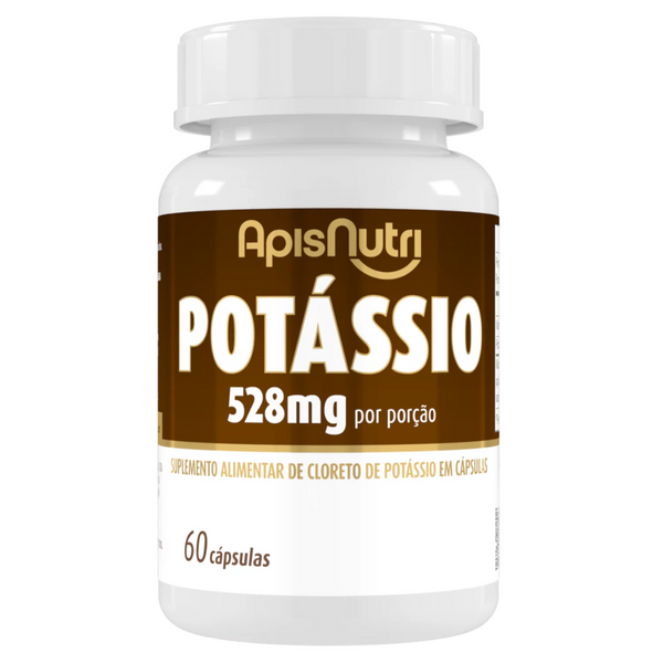 Suplemento Mineral de Potássio 528mg 60 Cápsulas