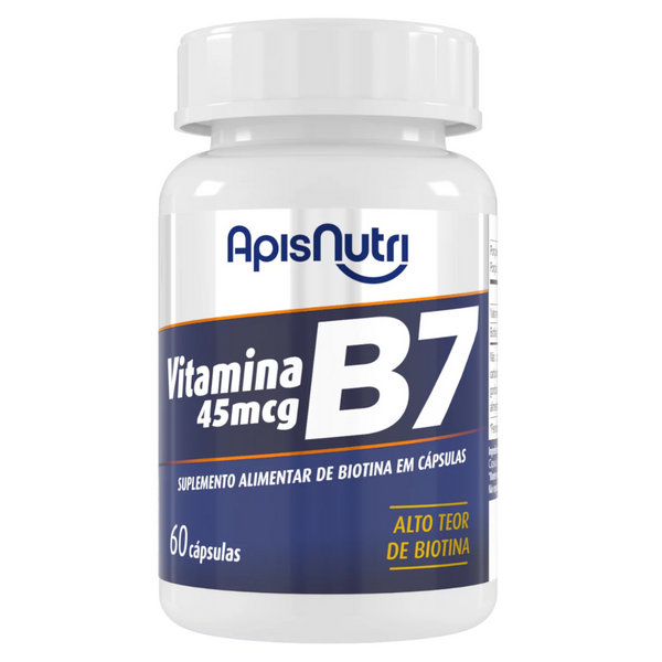 Suplemento de Vitamina B7 280mg 60 Cáps
