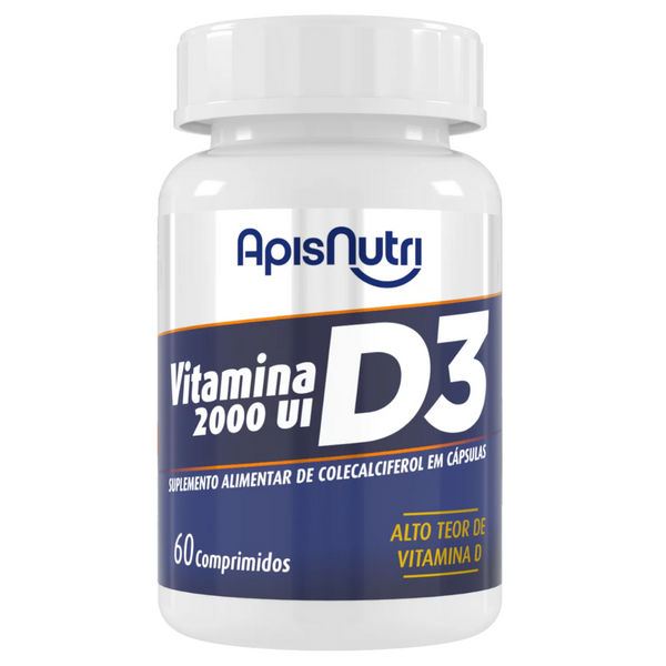 Suplemento de Vitamina D3 2.000 UI 60 Comprimidos