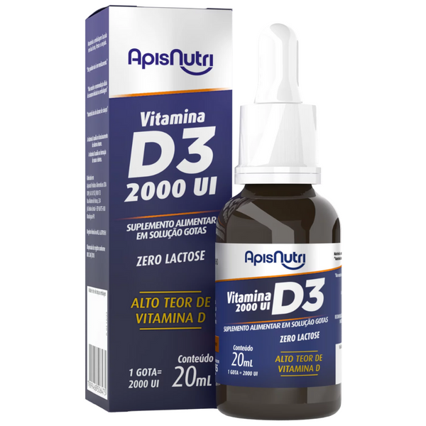 Suplemento de Vitamina D3 20ml Gotas