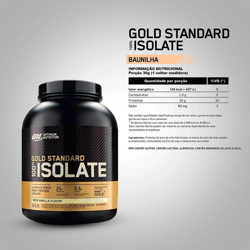 Gold Standard Isolate (1,32Kg) - Optimum Nutrition