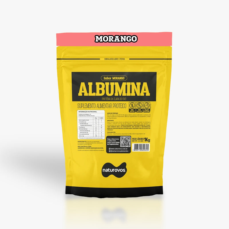 Albumina Naturovos Natural 1Kg