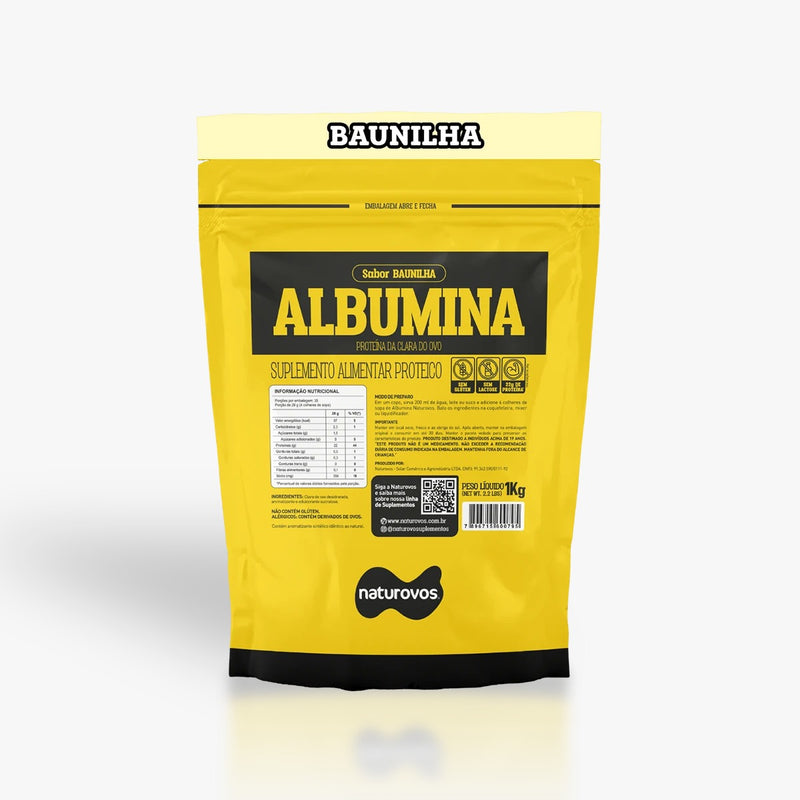 Albumina Naturovos Natural 1Kg